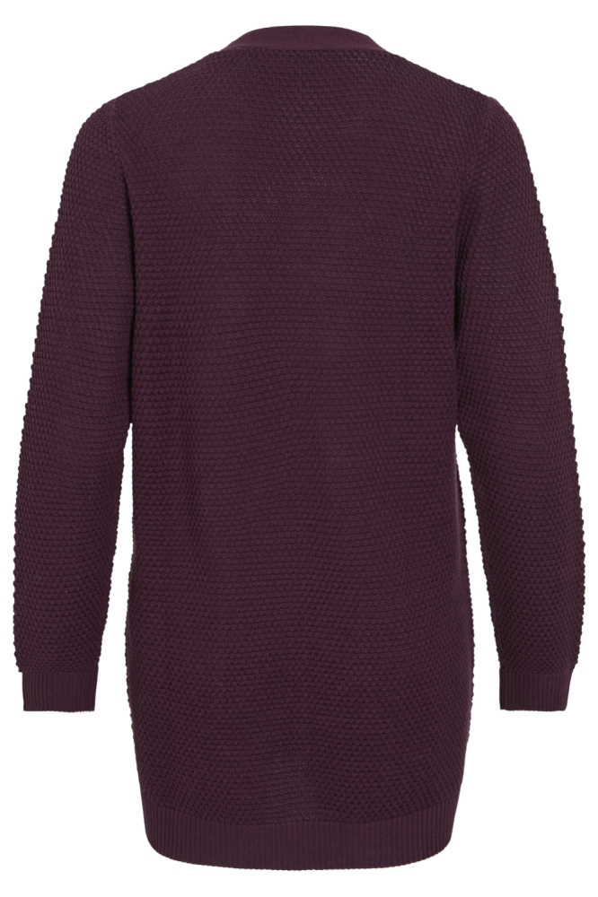 VIDALO L/S KNIT CARDIGAN- NOOS 14097125 FIG